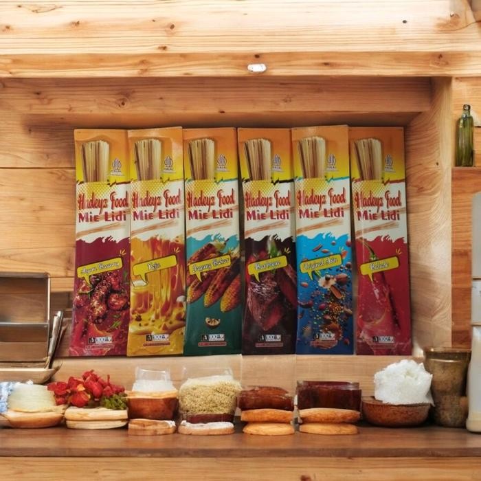 

New Mie Lidi Kekinian Viral Isi 60 Pcs Mix 6 Rasa Original, Bbq, Keju, Balado, Ayam Bawang, Jagung