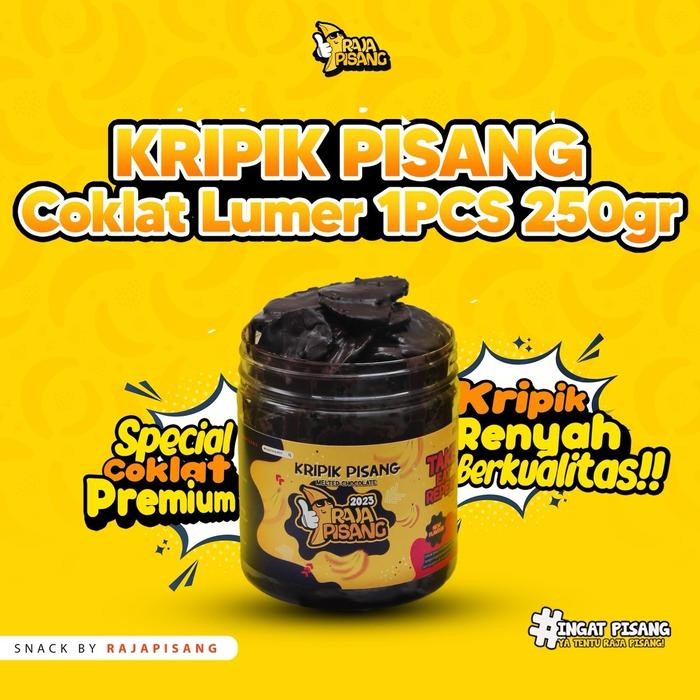 

New Kripik Pisang Coklat Lumer 1pcs 250gr Raja Pisang