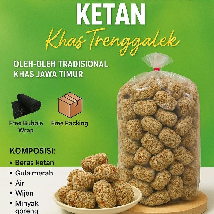 

TERMURAH makanan ringan mancho camilan khas trenggalek 500g FREE BUBBLE WRAP Food Ketan Snack READY