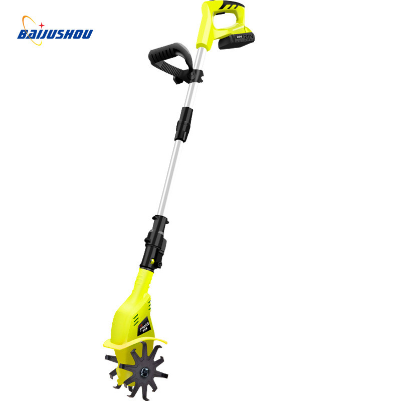 20V Handheld Tiller Garden Rotary Mini Cultivator Machine Cordless Garden Tractor Power Tool