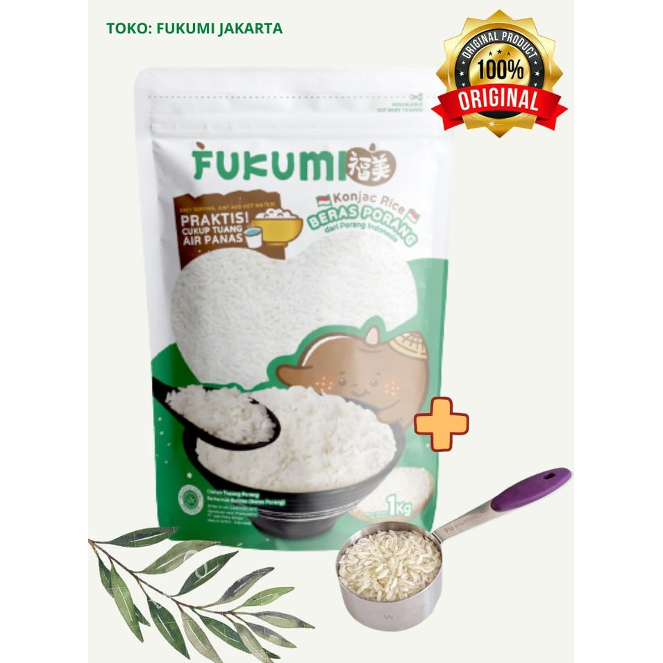 

Laura.Mart1 Beras Porang Fukumi Original Pouch 1 Kg - Beras Diet Halal