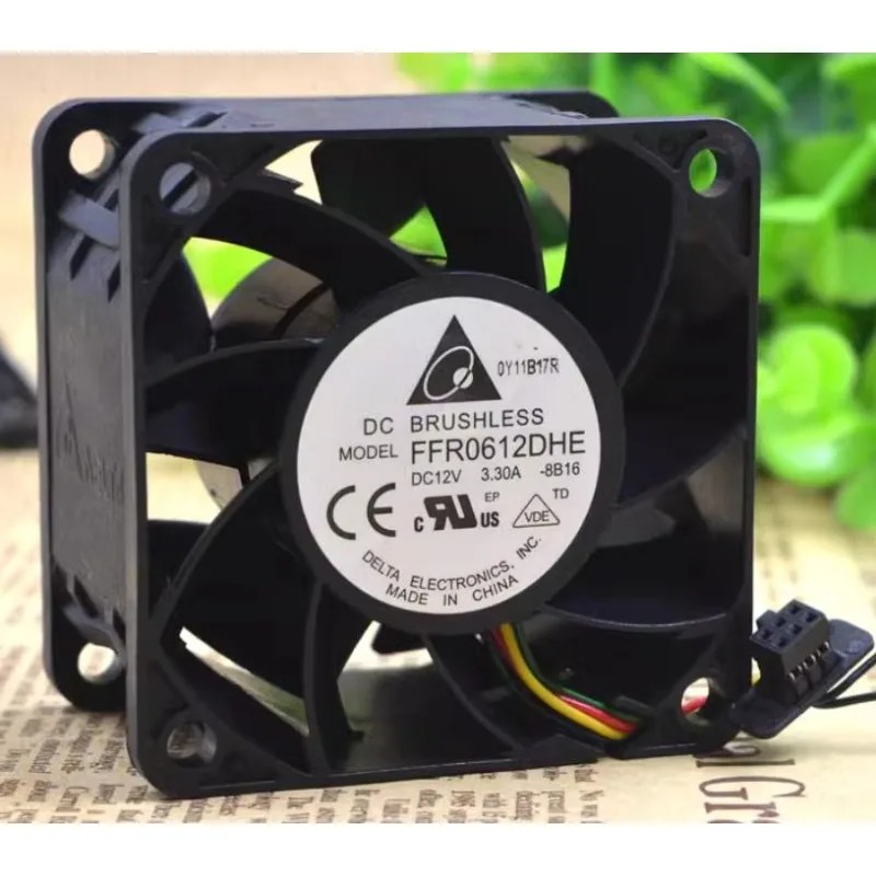New CPU Cooler Fan for Delta FFR0612DHE 6038 12V 3.3A 6CM Cooling Fan  60*60*38mm