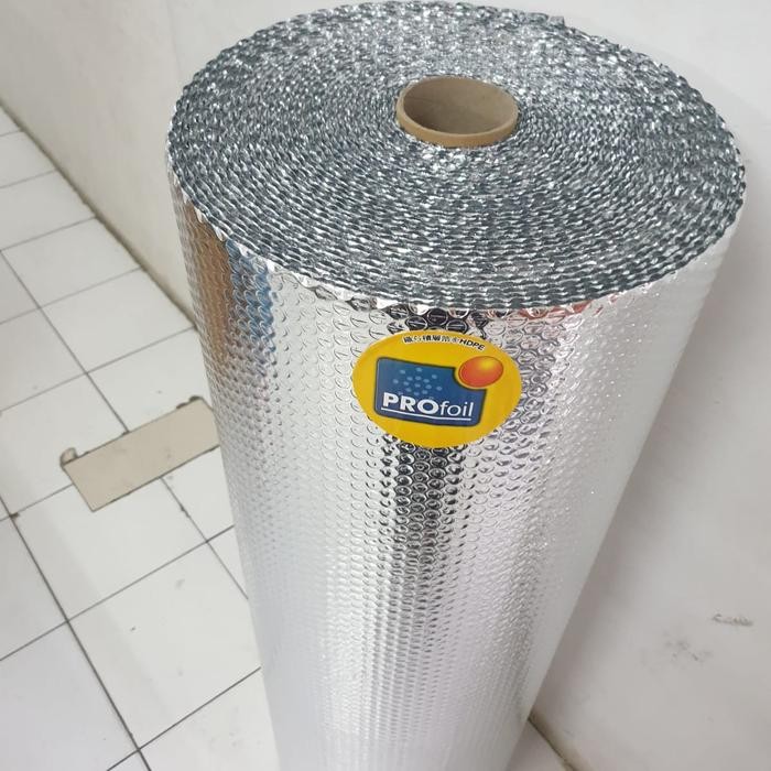 Alumunium Bubble Foil Aluminium Bubble Foil Peredam Panas Atap Rumah 4mm Double Side Insulasi panas