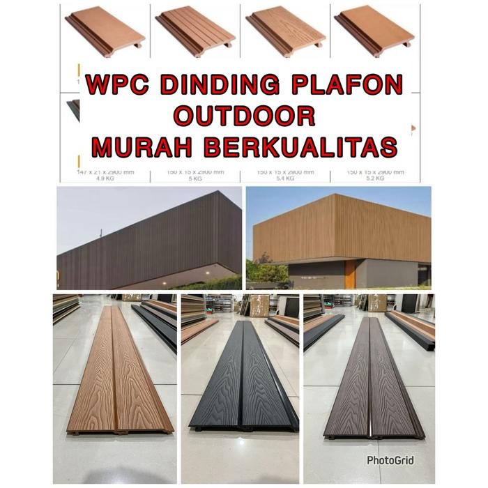 WPC dinding outdoor wallpanel cladding wpc panel