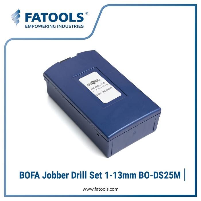 Stok Terbatas Fatools Bo-Ds25M - Bofa Jobber Drill Set Size 1-13Mm