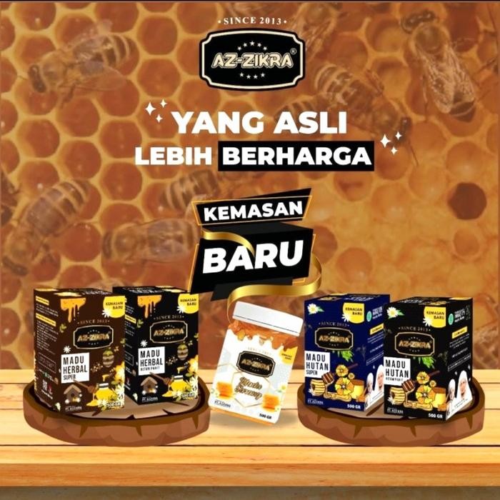 

Sale Madu Az Zikra Azzikra Madu Super Herbal Hitam Pahit Asli 500Gr