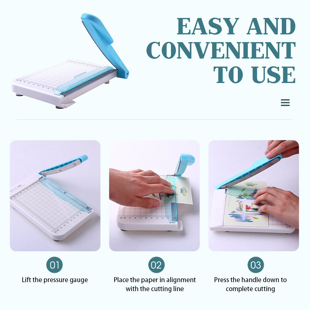 

Guillotine Paper Cutter Stacks Paper Trimmer Paper Slicers for Cardstock 10 Sheet Capacity for