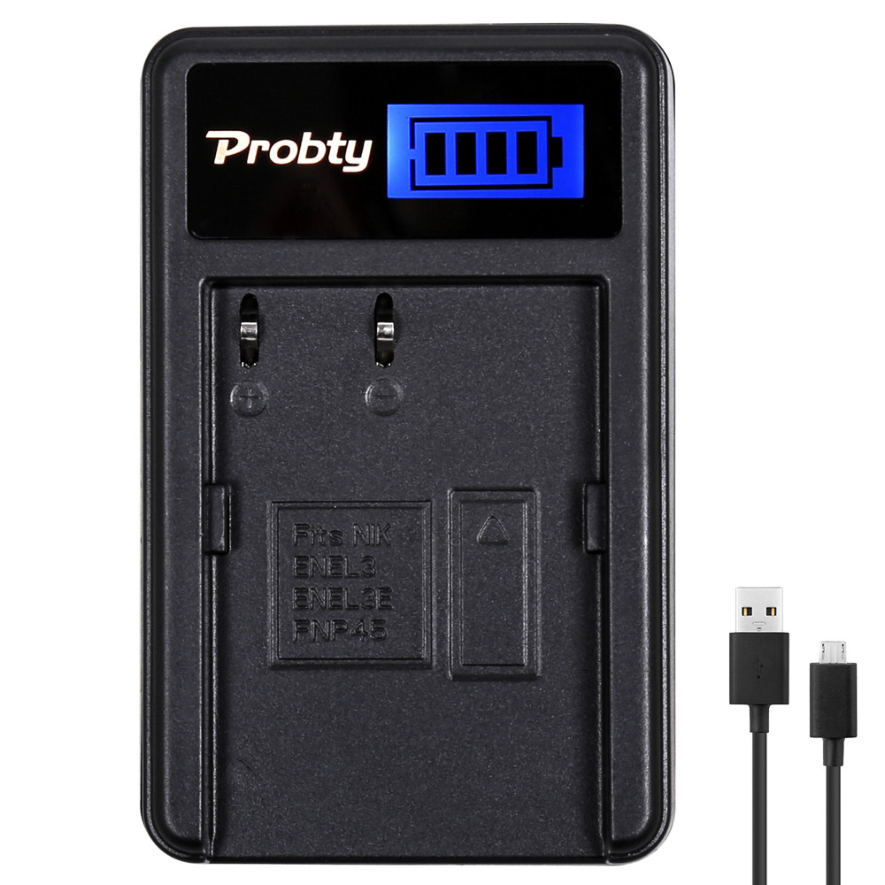 IMPORT For Nikon EN-EL3e EN EL3e ENEL3e MH-18a MH-18 LCD USB Charger for Nikon D50 D70 D70s D80 D90