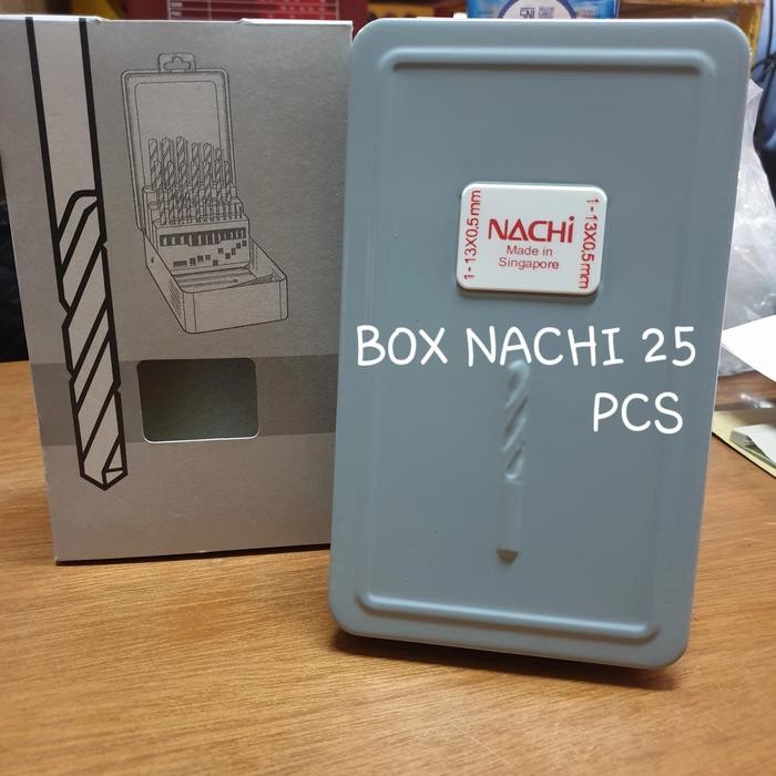 Bagus Matabor Nachi Set 25Pcs 1-13Mm Matabor Besi Nachi Matabor Set