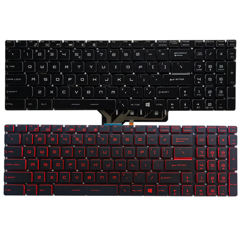 NEW US laptop keyboard For MSI MS-16H8 MS-16K4 MS-16K3 MS-16K2 US keyboard