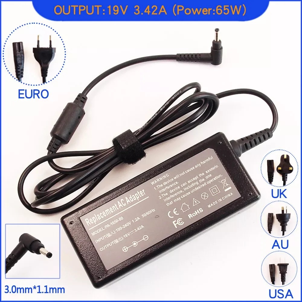 19V 3.42A Laptop AC Adapter Charger for Acer Chromebook CP5-471 CB3-131 CB5-312T CB3-571,Spin 5 SP51