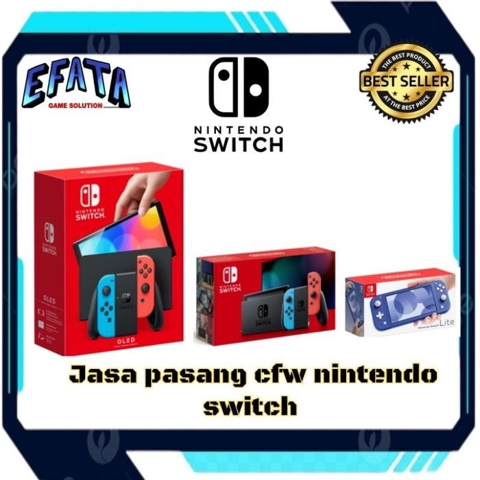 Jual Nintendo Switch OLED V1V2LITE PASANG CFW NINTENDO SWITCH Diskon *
