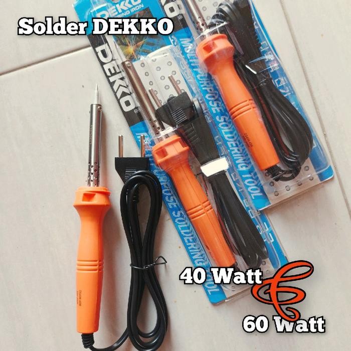 Solder dekko 40wat 60 wat korea soldering timah iron Multi puose soldering tool *