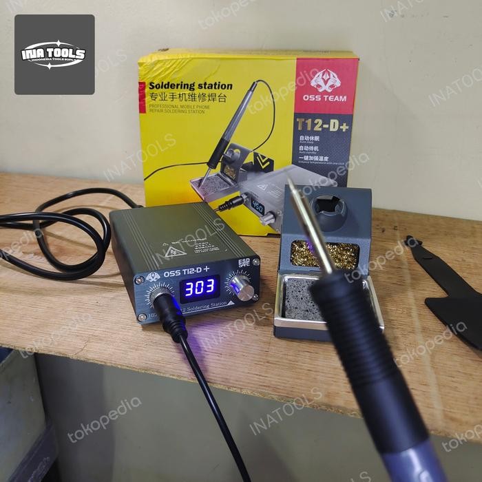 SOLDER STATION / SOLDER TEMPERATURE HIGH QUALITY OSS TEAM T12D T12D+ 75W *