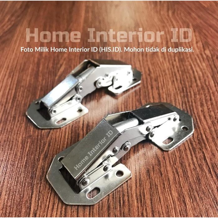 Engsel Kodok / Engsel Sendok 90 Derajat Tanpa Bobok / Engsel Pintu *