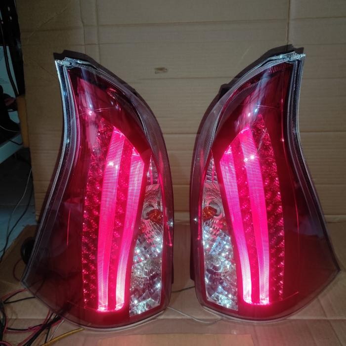 Promo D12-1905-A-4C Stoplamp All New Avanza 2012-2019 Led-Led Bar Red Housin
