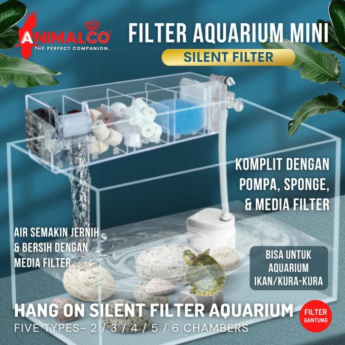 FILTER AKRILIK GANTUNG AKUARIUM HANGON HANG ON HANGING EXTERNAL KECIL MINI AQUARIUM AQUASCAPE AIR