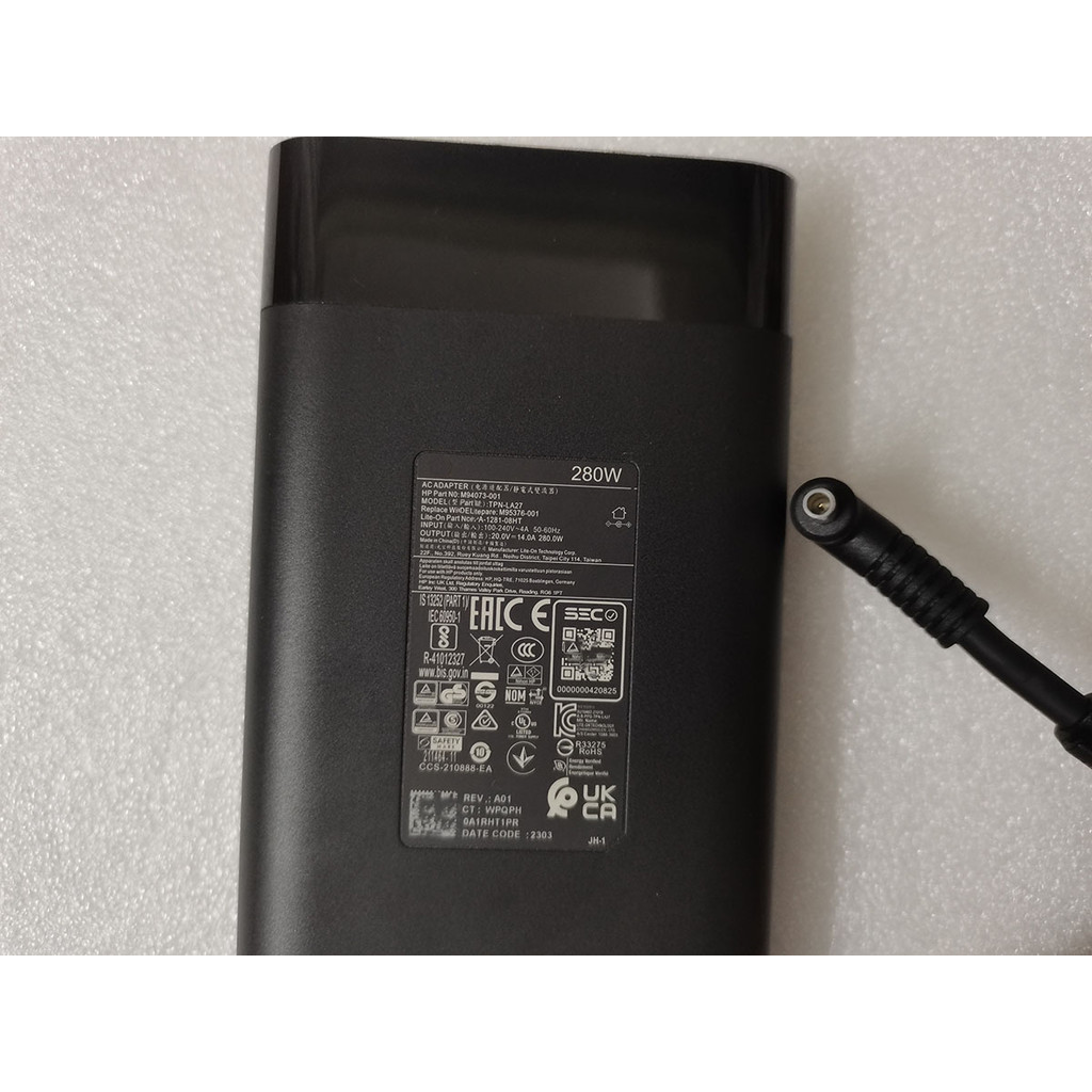 OEM 20.0V 14.0A 280.0W M94073-001 TPN-LA27 AC Adapter For HP Omen 16-k0797nr 16" i7-12700H RTX3060 G