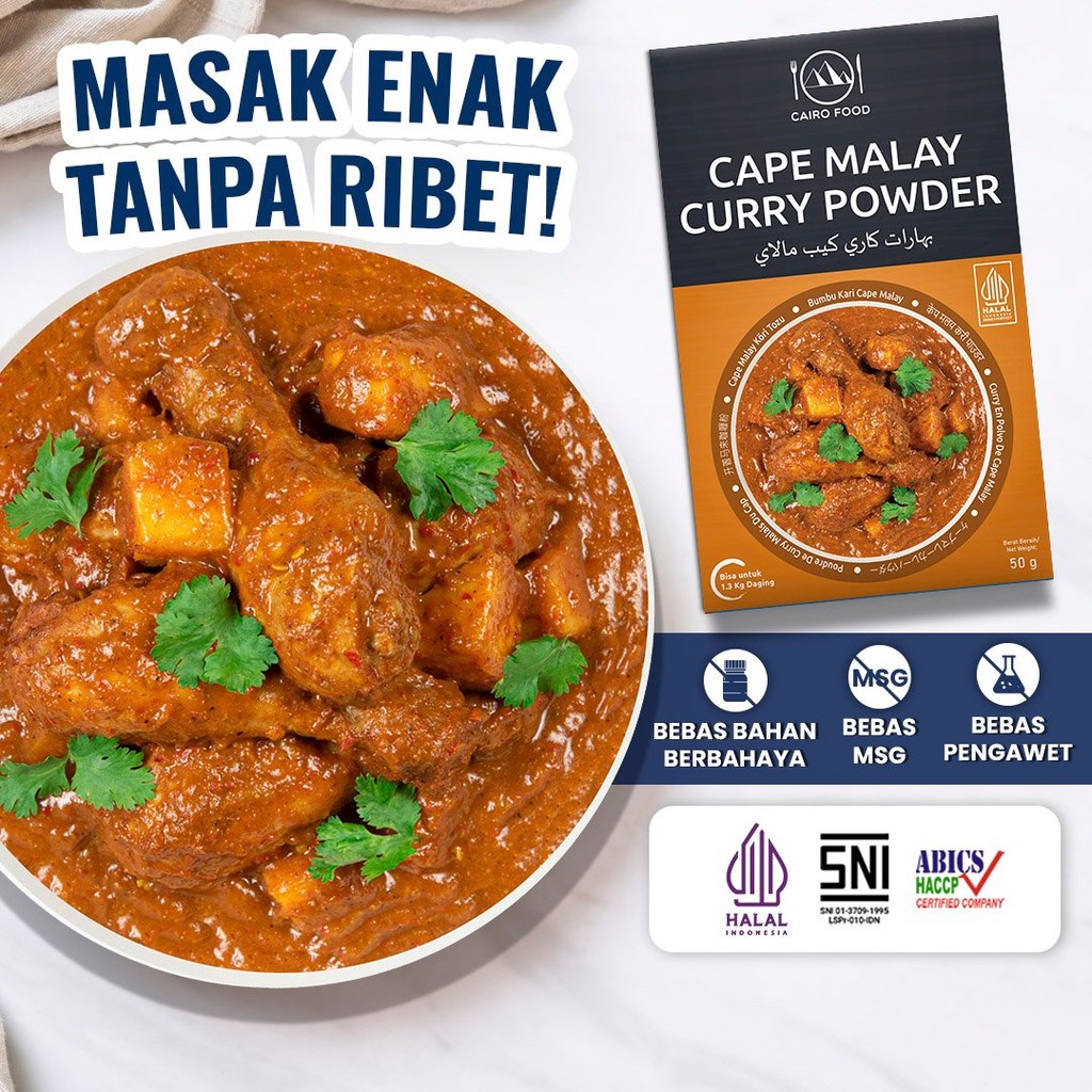 

Bumbu Kari Cape Malay Sehat - Cairo Food