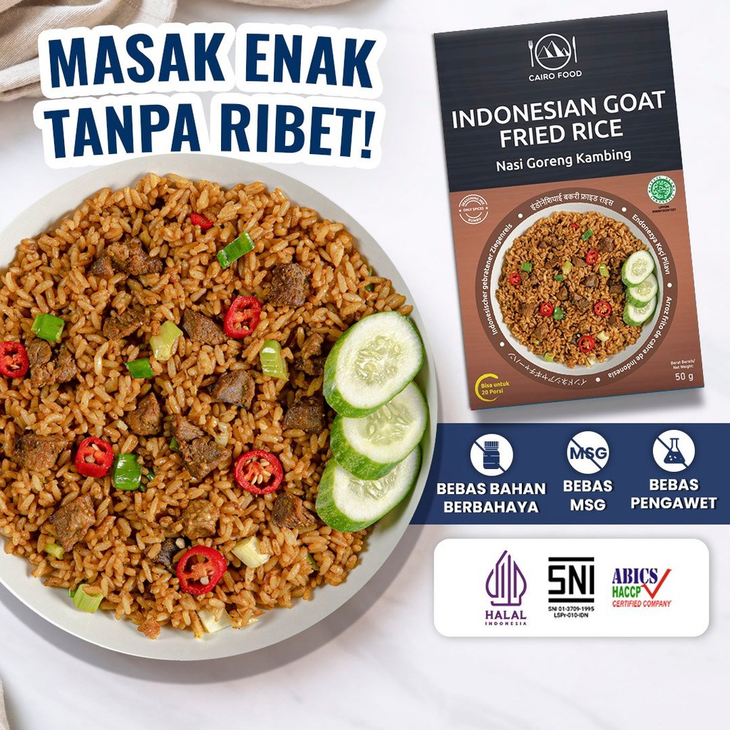 

Bumbu Nasi Goreng Kambing Sehat - Cairo Food