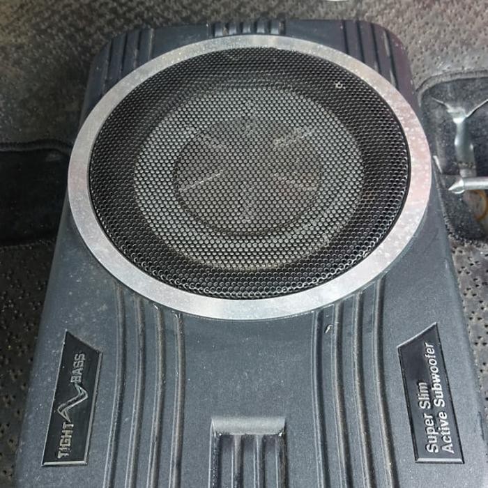 subwoofer super slim merk tight bas 8 inch hanya kabel soket diy
