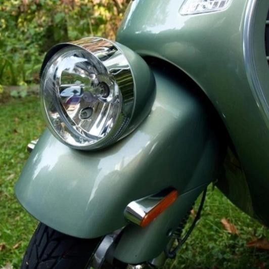Terbaik Petlamp Ring List Topi Sip Lampu Depan Headlamp Rim Vespa Gtv Ori