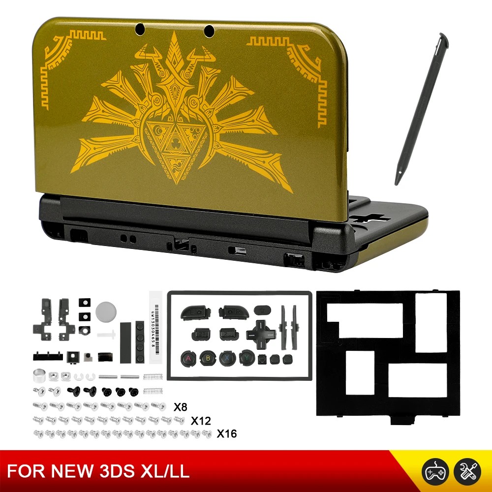 NEW Replacement For Nintend NEW 3DS XL/LL Game Console Housing Shell Cover Case Full Set for NEW 3DS