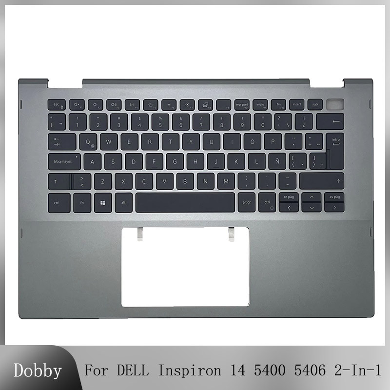 NEW US Arabic Latin Keyboard For DELL Inspiron 14 5400 5406 2-In-1 Laptop Palmrest Cover Top Case Ba