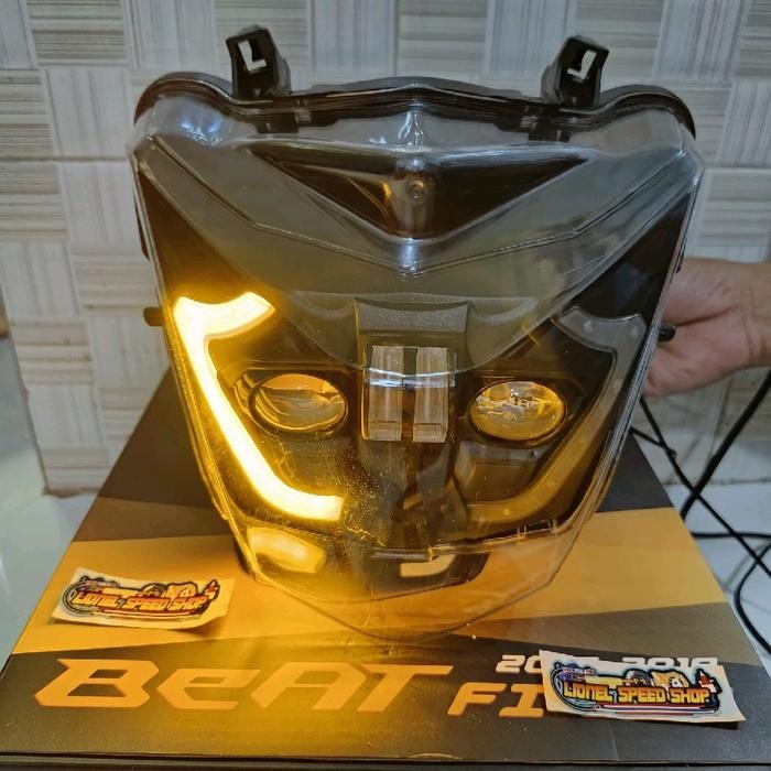 Mantab Headlamp Lampu Utama Beat Fi Esp 2016 2017 2019 Pnp Reflektor Proyektor Lampu Biled Beat Fi