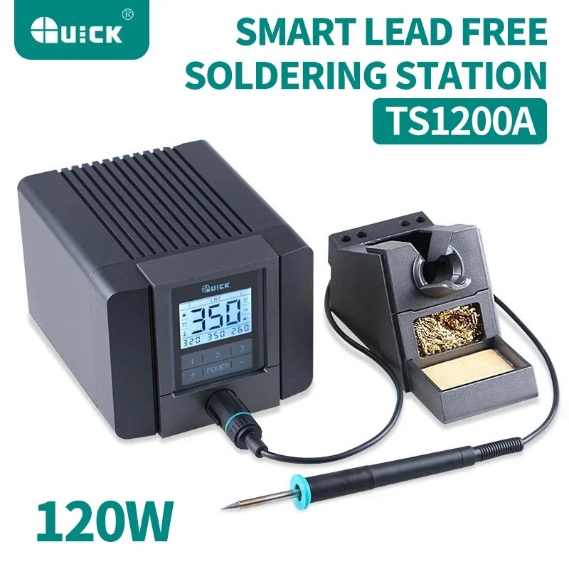 QUICK TS1200A 120W Smart Lead Free Soldering Station Suitable for Motherboard PCB BGA Soldering Repa