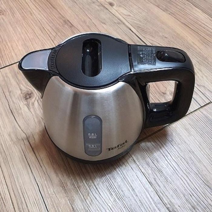 Tefal mini stainless steel wireless electric kettle 0.8L masih ready