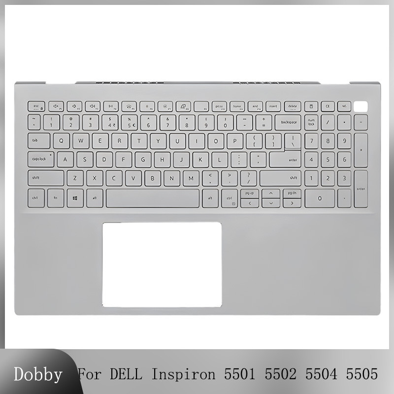 Original New US Keyboard For DELL Inspiron 15 5501 5502 5504 5505 Top Case Upper Palmrest Cover Case