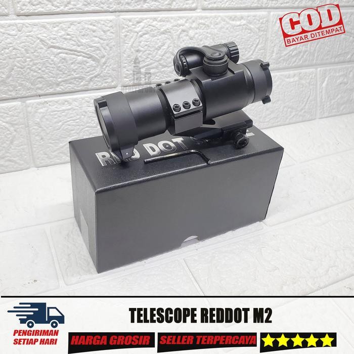 New.. Telescope Redot M2 Red Dot M2 Teleskop Paser Ikan Reddot M2 Scope M2