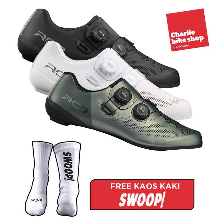 Sepatu Sepeda Roadbike Shimano Sh - Rc703 Wide