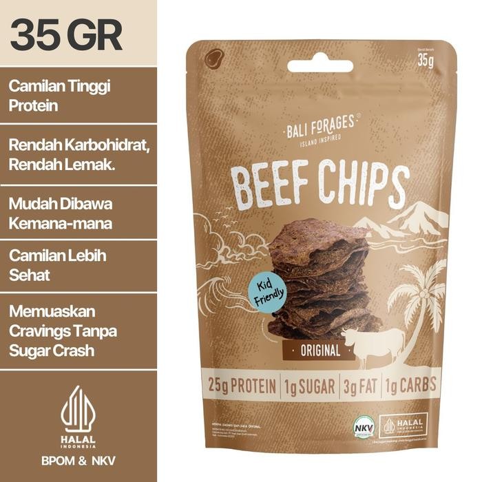 

Beef Chips Original Crispy Bali Forages Keripik Daging Sapi Krispi