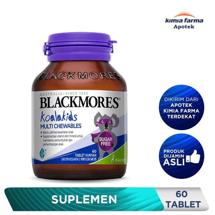 Blackmores Koala Kids Multi Chewables 60 Tablet Kunyah / Suplemen Anak / Kimia Farma