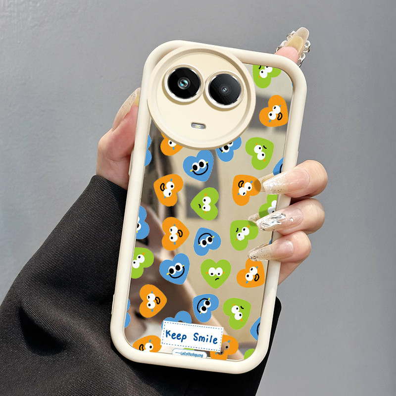 Casing Hp Untuk Realme C67 Realme 12 Lite Case Casing Graffiti Pelangi HP Kesing cermin Softcase sil