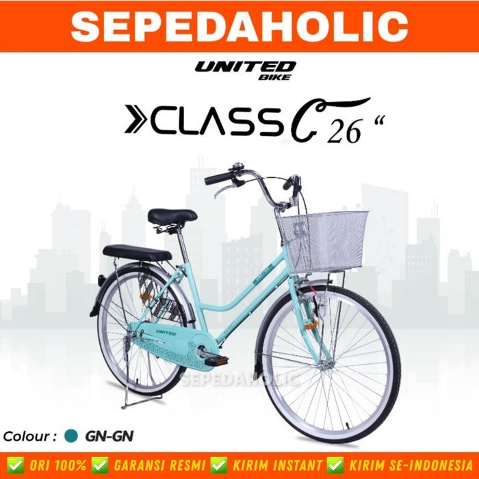 Sepeda Keranjang Dewasa Ctb United Class C 24 & 26 Inch Garansi Resmi