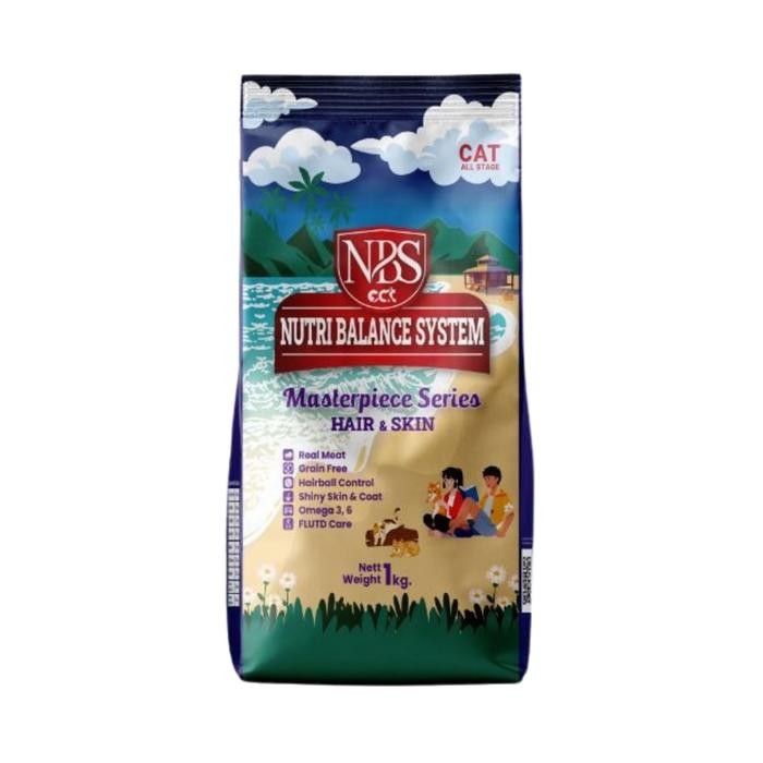 

Nutri Balance System (NBS) Makanan Kucing Viral Hair & Skin 1 Kg