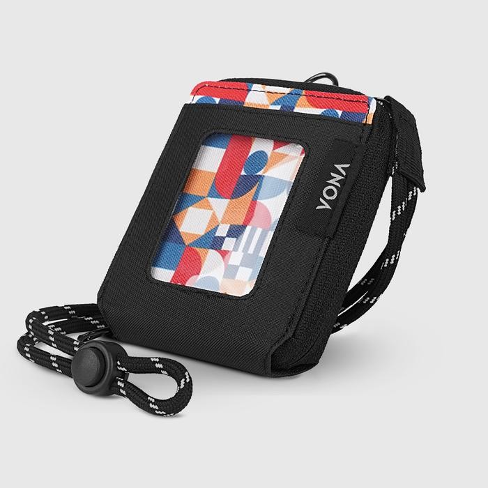 VONA Impala Hanging Wallet - Dompet Kartu ID dengan Lanyard Pria Wanita Card Holder Dompet Gantung
