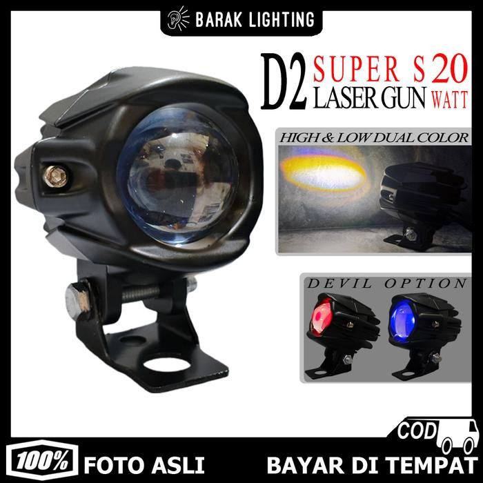 Lampu Tembak Laser D2 Laser Gun Super S CS 1081 Lampu Tembak Mobil Lampu Tembak Motor Lampu SQL