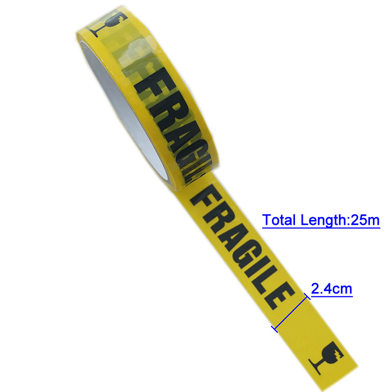 

1/Roll DIY Sticker 24mm*25m Opp Yellow Warning Tapes Caution Barrier Safety Reminder For Home Store
