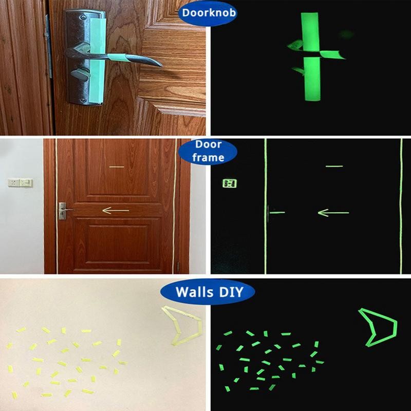 

Glow in the Dark Stickers High Brightness Safety Tape Glow in the Dark Duct Tape Wear-Resistant