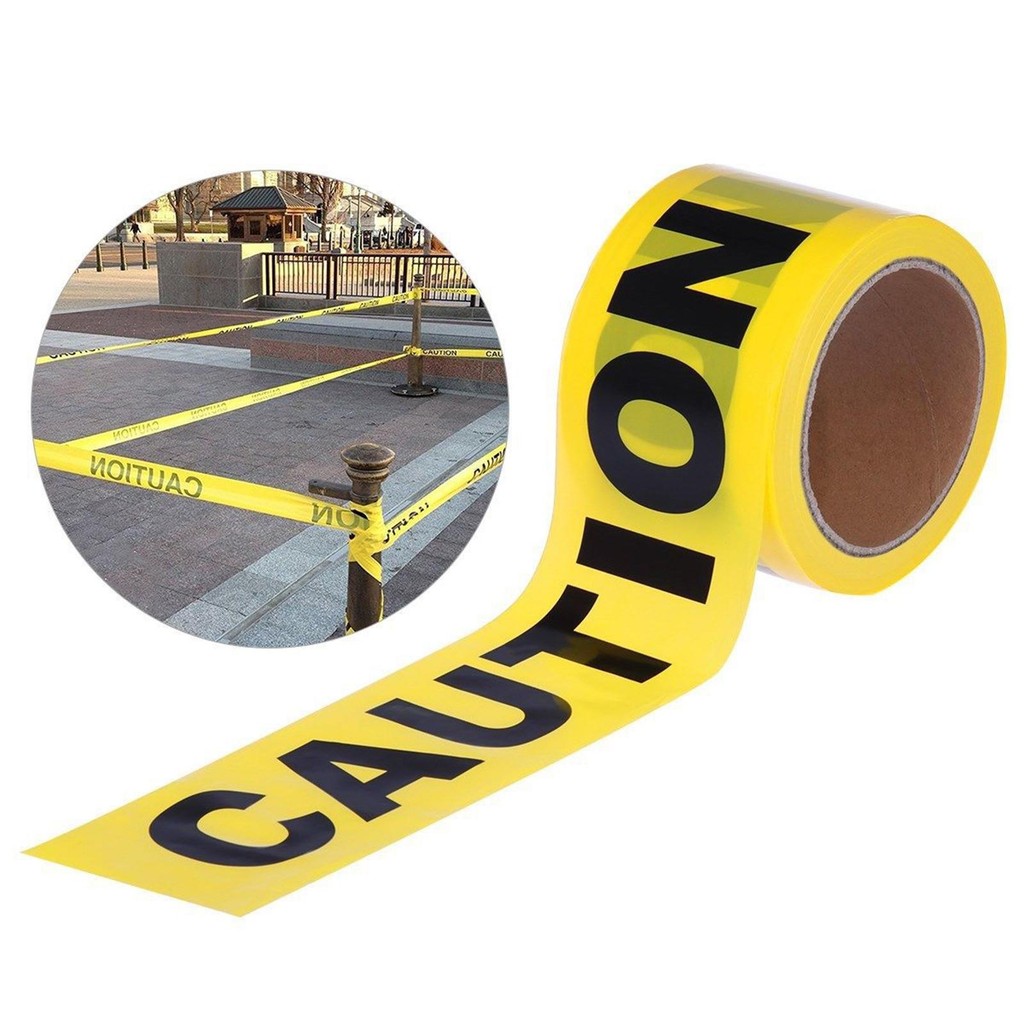 

Caution Warning Tape Hazard Tape 100M for Crime Scenes Area