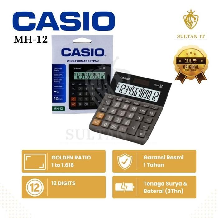 

kalkulator casio dh 12 original kode 98