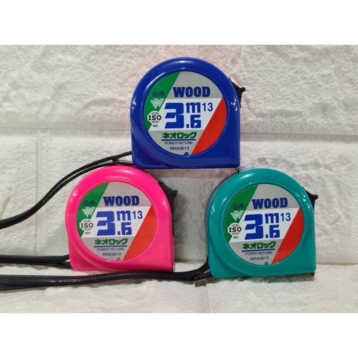 Meteran / Roll Meter WOOD 3,6 Meter *