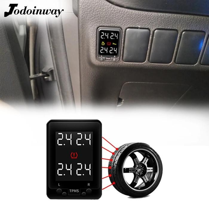 Car OBD TPMS Tire Pressure Monitoring System Tyre Underinflated