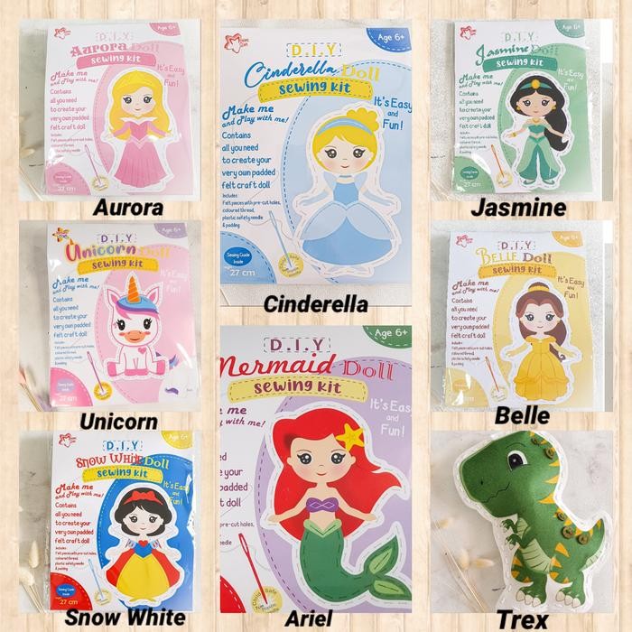 

DIY Doll Craft Sewing Kit Anak Anak