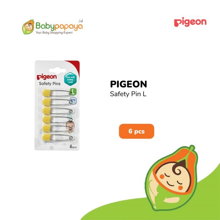 

PIGEON Safety Pin L isi 6 / Peniti Bayi Isi 6 pcs