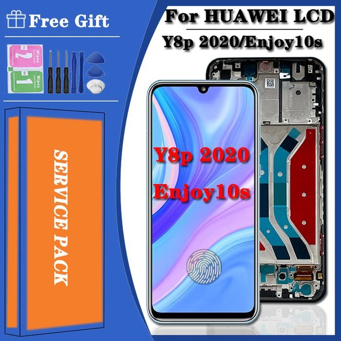 6.3" Tesded For Huawei Y8p 2020 Global / P Smart S AQM-L21 LCD Display Touch Screen Digitizer Assemb